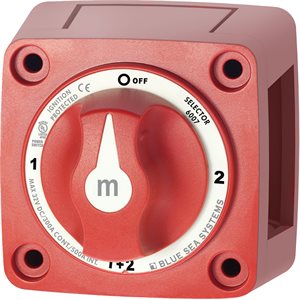 M-SERIES MINI SELECTOR BATTERY SWITCH - RED