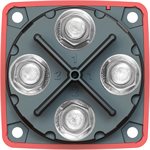 M-SERIES MINI DUAL CIRCUIT PLUS BATTERY SWITCH - RED