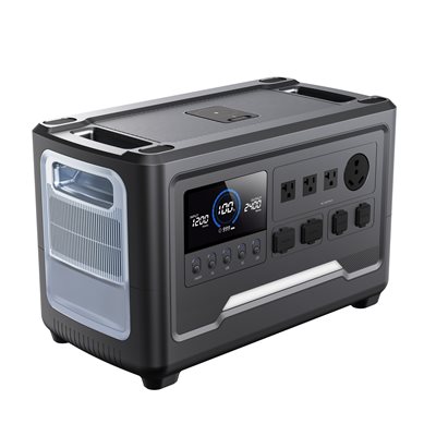 STATION D'ALIMENTATION PORTABLE 2400W 2048WH LIFEPO4