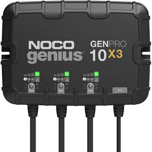 CHARGEUR AUTOMATIC GENNIUS 12V 30A 3 BANQUES ON-BOARD