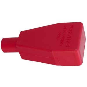 1&2 GA RED TERMINAL PROTECTOR STRAIGHT CLAMP