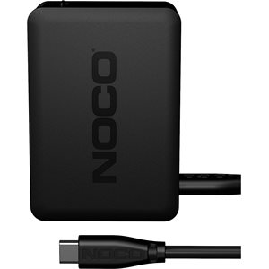 CHARGEUR USB 65 WATTS POUR BOOST X NOCO AVEC ADAPTATEUR MURAL INTERNATIONAL